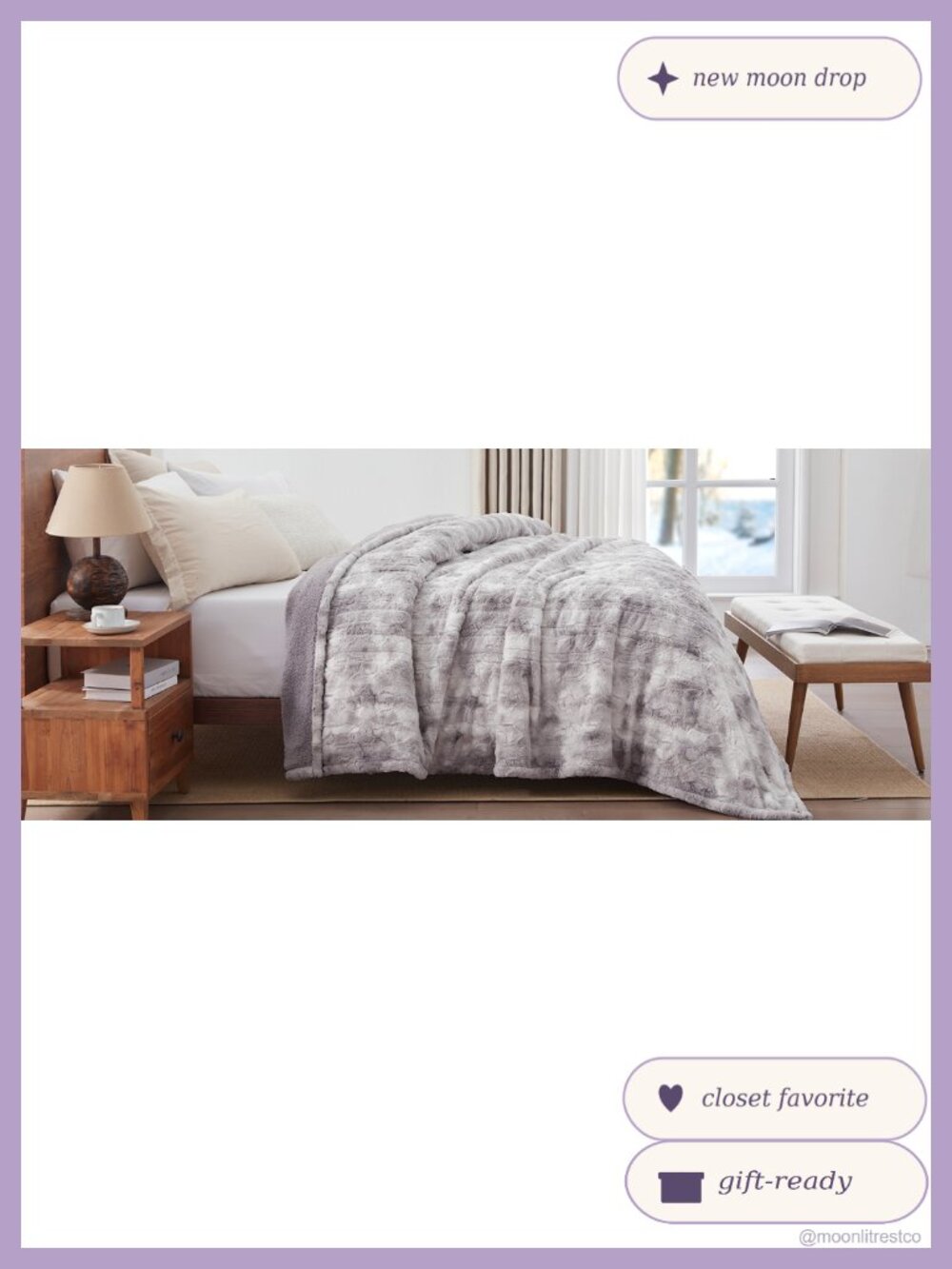 Heated Blanket Queen Faux Fur Fleece Electric Dual Control 10 Heat Levels - Picture 6 of 6